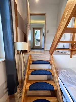 Ein Bett oder Betten in einem Zimmer der Unterkunft Zum Quedel