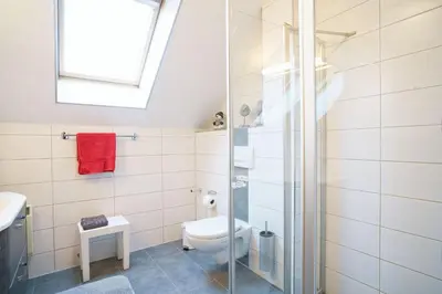 Ein Badezimmer in der Unterkunft Auerhahn Ferienhäuser Auerhahn 114