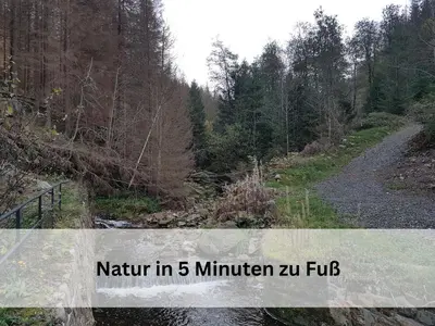 Naturlandschaft in der Nähe der Ferienwohnung