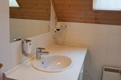 Ein Badezimmer in der Unterkunft Auerhahn Ferienhäuser Auerhahn 510
