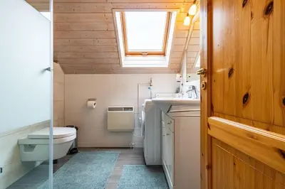 Ein Badezimmer in der Unterkunft Auerhahn Ferienhäuser Auerhahn 515