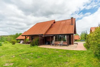 Ein Garten an der Unterkunft Auerhahn Ferienhäuser Auerhahn 515