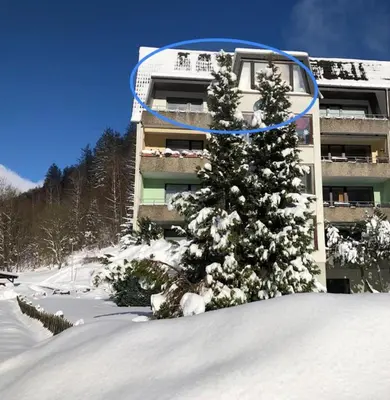 Holiday Home Talblick Zorge im Winter