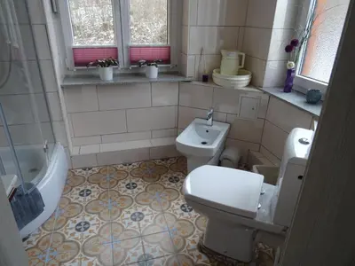 Ein Badezimmer in der Unterkunft Villa Imperia, Museums-Hotel, Treppensteigen