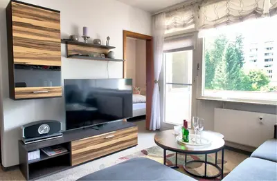 Küche/Küchenzeile in der Unterkunft Ferienapartment 