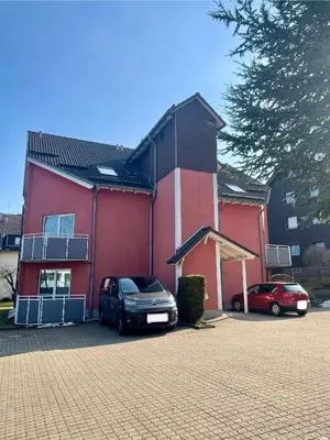 Das Gebäude in dem sich die Ferienwohnung befindet