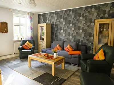 Ein Sitzbereich in der Unterkunft Holiday home in Goslar for 4 people