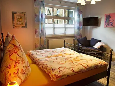 Ein Bett oder Betten in einem Zimmer der Unterkunft Holiday home in Goslar for 4 people