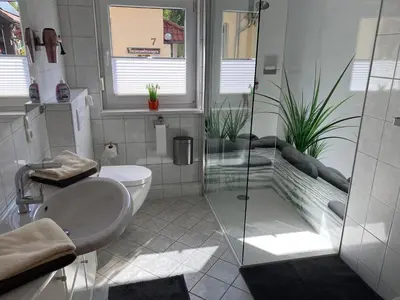 Ein Badezimmer in der Unterkunft Kleine Harzsonne