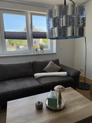 Ein Sitzbereich in der Unterkunft Lous Chalet
