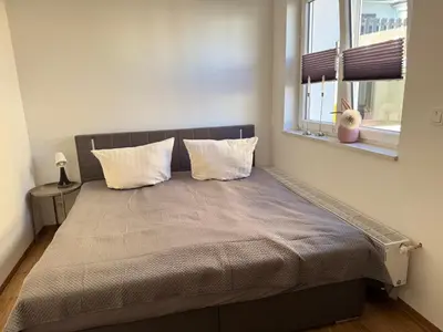 Ein Bett oder Betten in einem Zimmer der Unterkunft Lous Chalet