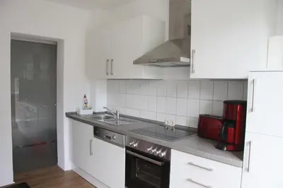 Küche/Küchenzeile in der Unterkunft Fewo Amsbergstrasse