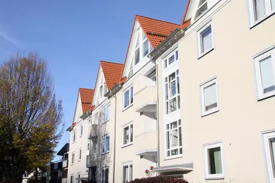 Das Gebäude in dem sich die Ferienwohnung befindet