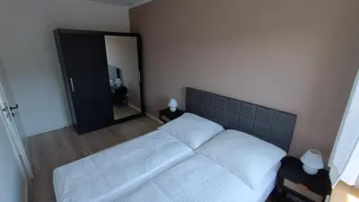 Ein Bett oder Betten in einem Zimmer der Unterkunft Jessis Harz Appartements