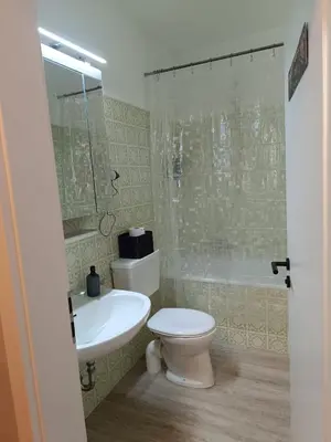 Ein Badezimmer in der Unterkunft Jessis Harz Appartements