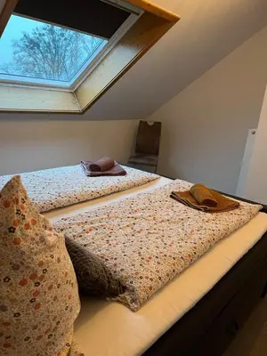 Ein Bett oder Betten in einem Zimmer der Unterkunft International 7 a