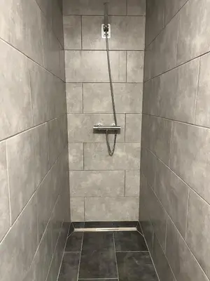 Ein Badezimmer in der Unterkunft International 7 a