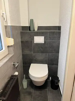Ein Badezimmer in der Unterkunft International 7 a