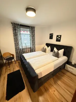 Ein Bett oder Betten in einem Zimmer der Unterkunft Waldherz
