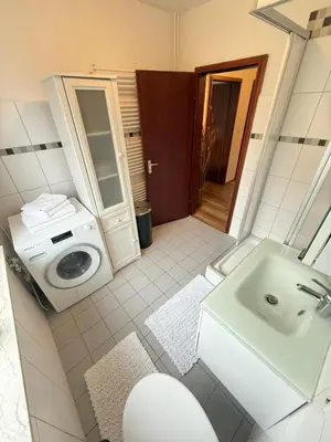 Ein Badezimmer in der Unterkunft Waldherz