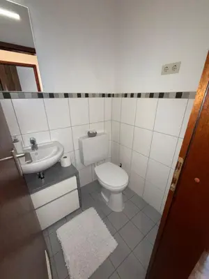 Ein Badezimmer in der Unterkunft Waldherz