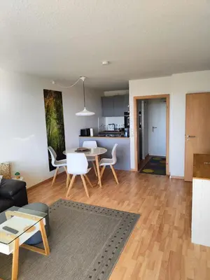 Küche/Küchenzeile in der Unterkunft Apartment Wanderslust im Harz mit Pool & Sauna