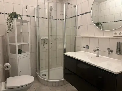 Ein Badezimmer in der Unterkunft Panorama Apartment