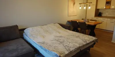 Küche/Küchenzeile in der Unterkunft Panorama Apartment