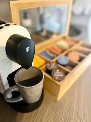 Kaffee-/Teezubehör in der Unterkunft Apartment Heimathain - Holiday Living
