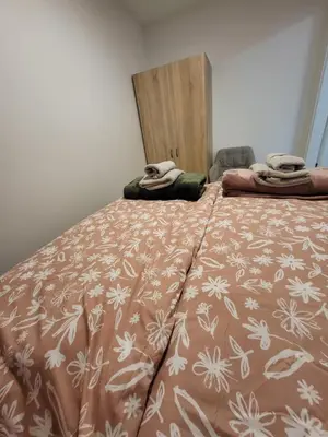 Ein Bett oder Betten in einem Zimmer der Unterkunft FW Rakovic
