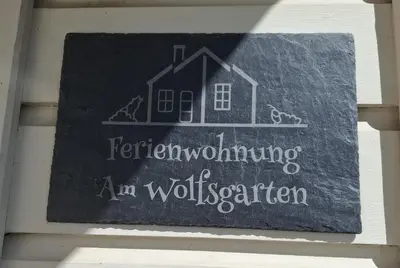 Ein Zertifikat, Auszeichnung, Logo oder anderes Dokument, das in der Unterkunft FeBo am Wolfsgarten ausgestellt ist