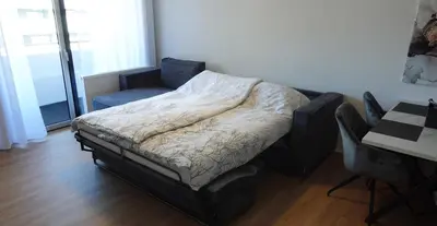 Ein Bett oder Betten in einem Zimmer der Unterkunft Forst & Flair Apartment