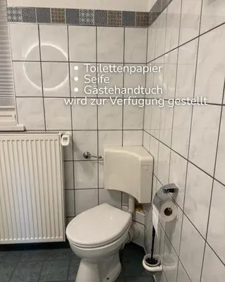 Ein Badezimmer in der Unterkunft Zechenstube