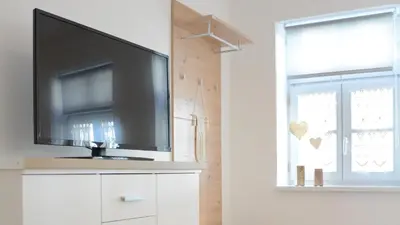 TV/Unterhaltungsangebot in der Unterkunft Fachwerkhaus im Herzen von Halberstadt