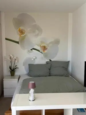 Ein Sitzbereich in der Unterkunft Haus Waidmannsruh