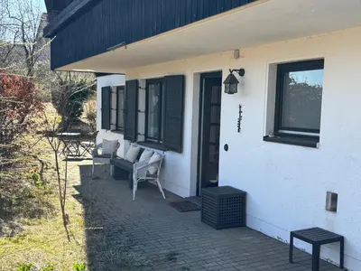 Ein Balkon oder eine Terrasse in der Unterkunft Haus Waidmannsruh