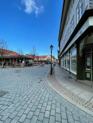 Das Gebäude in dem sich das Privatzimmer befindet