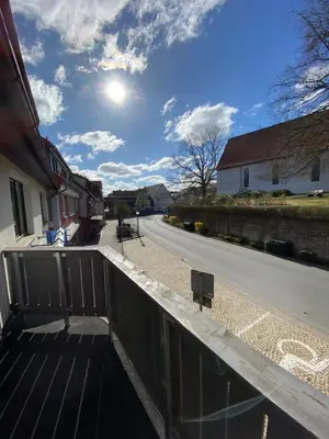 Ein Balkon oder eine Terrasse in der Unterkunft Ferienwohnung Busch 4