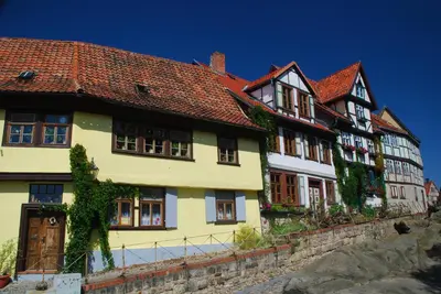 Das Gebäude in dem sich die Ferienwohnung befindet