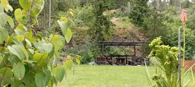 Ein Garten an der Unterkunft Ferienwohnung Maja