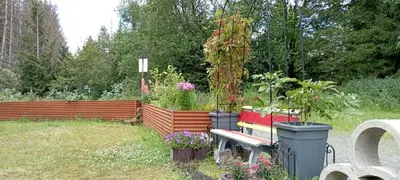 Ein Garten an der Unterkunft Ferienwohnung Maja