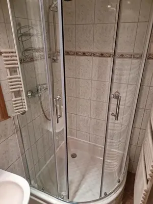 Ein Badezimmer in der Unterkunft Ferienhaus 