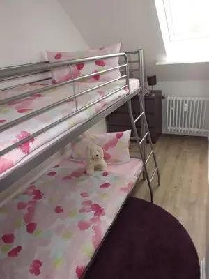 Ein Bett oder Betten in einem Zimmer der Unterkunft Torfhaus-Blick