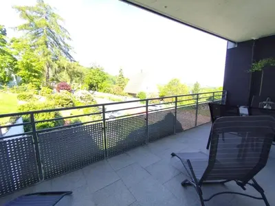Ein Balkon oder eine Terrasse in der Unterkunft Tiny Atelier Leihfahrräder Gratis Shuttleservice