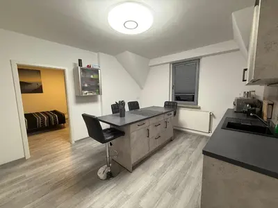 Küche/Küchenzeile in der Unterkunft Guestroom K17