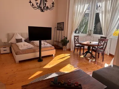 TV/Unterhaltungsangebot in der Unterkunft Villa Einhorn - Altstadt Studio - stilvoll besonders