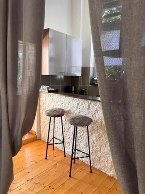 Küche/Küchenzeile in der Unterkunft Villa Einhorn - Altstadt Studio - stilvoll besonders
