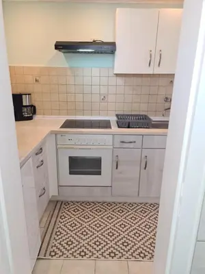 Küche/Küchenzeile in der Unterkunft Ferienwohnung Rieger 3