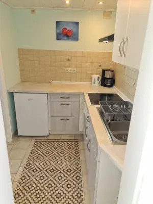 Küche/Küchenzeile in der Unterkunft Ferienwohnung Rieger 3