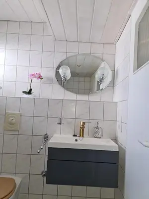Ein Badezimmer in der Unterkunft Ferienwohnung Rieger 3
